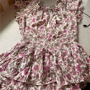 Patrons of Peace Pink and Cream Paisley Dress
